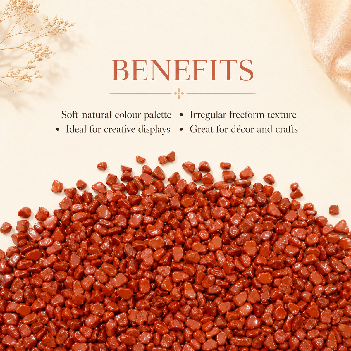 Red Jasper Crystal Chips.