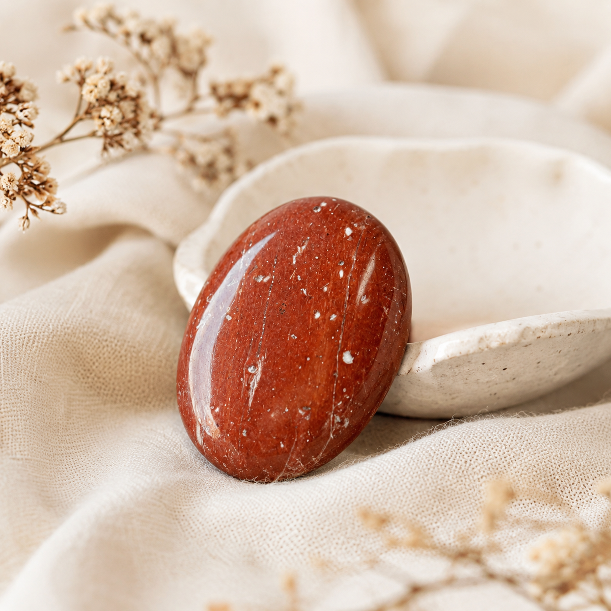 Red Jasper Pocket Stones (Generosity and Balance)