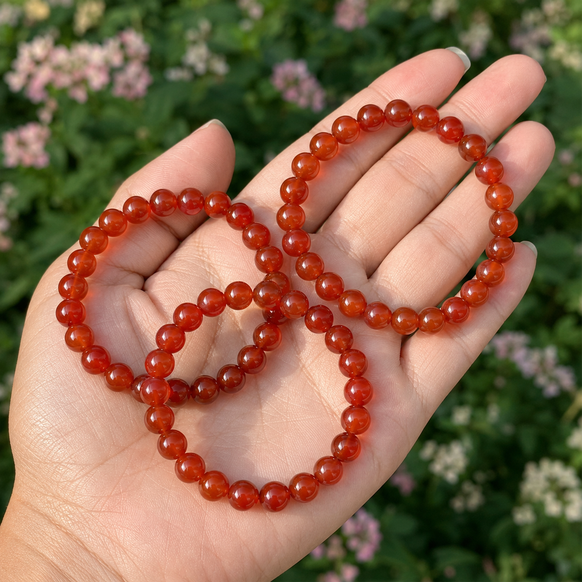 Red Onyx Bracelet (Spiritual Development and Prosperity)