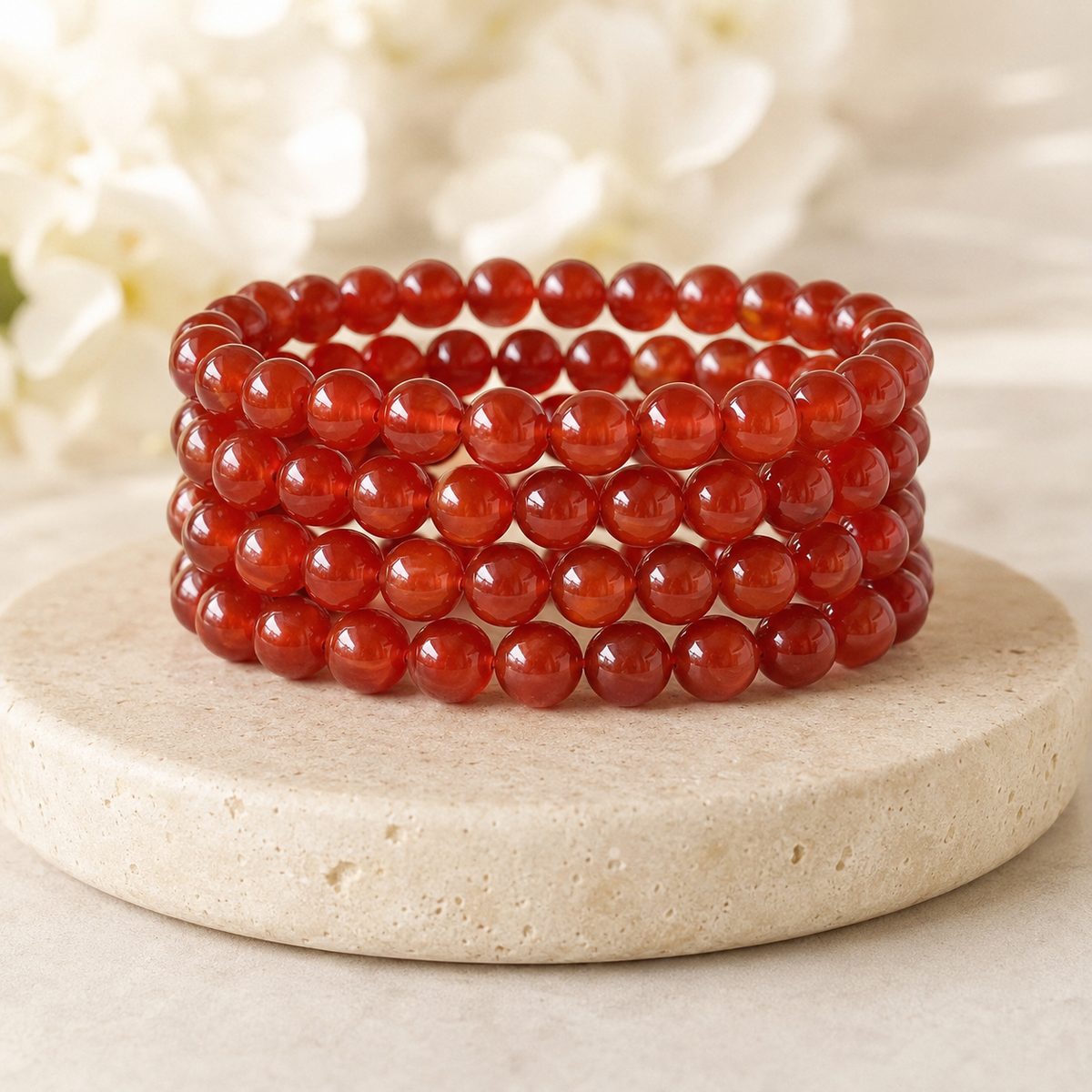Red Onyx Bracelet (Spiritual Development and Prosperity)