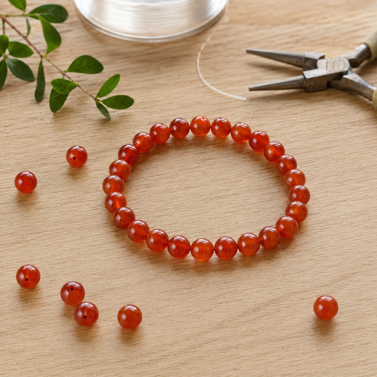 Red Onyx Bracelet (Spiritual Development and Prosperity)