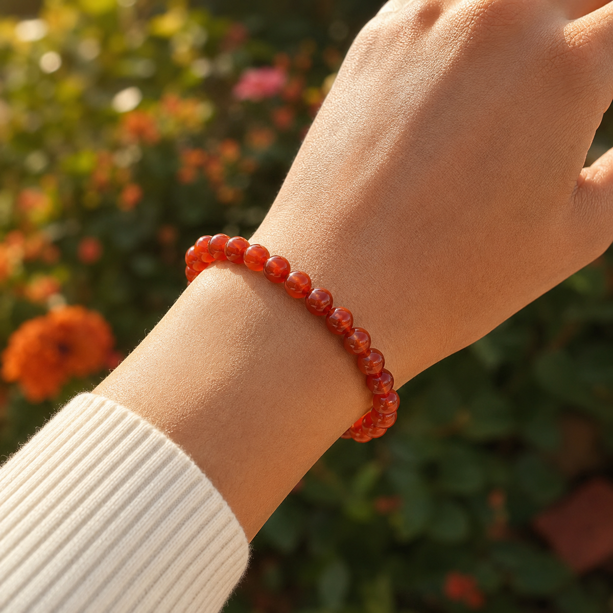 Red Onyx Bracelet (Spiritual Development and Prosperity)