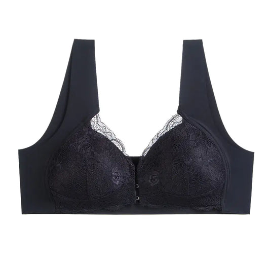 Lace Seamless Wireless Bra for Women - Plus Size - Lingerie