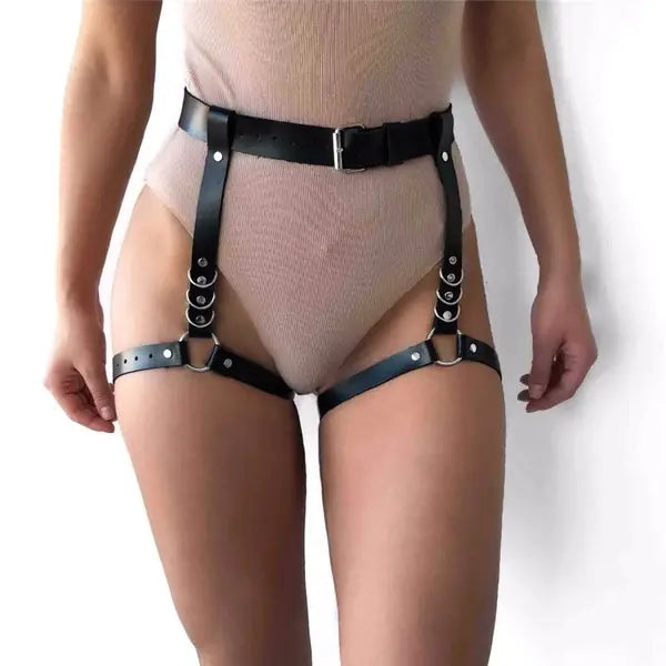 High Waist Suspender Belt for Lingerie Binding - Lingerie