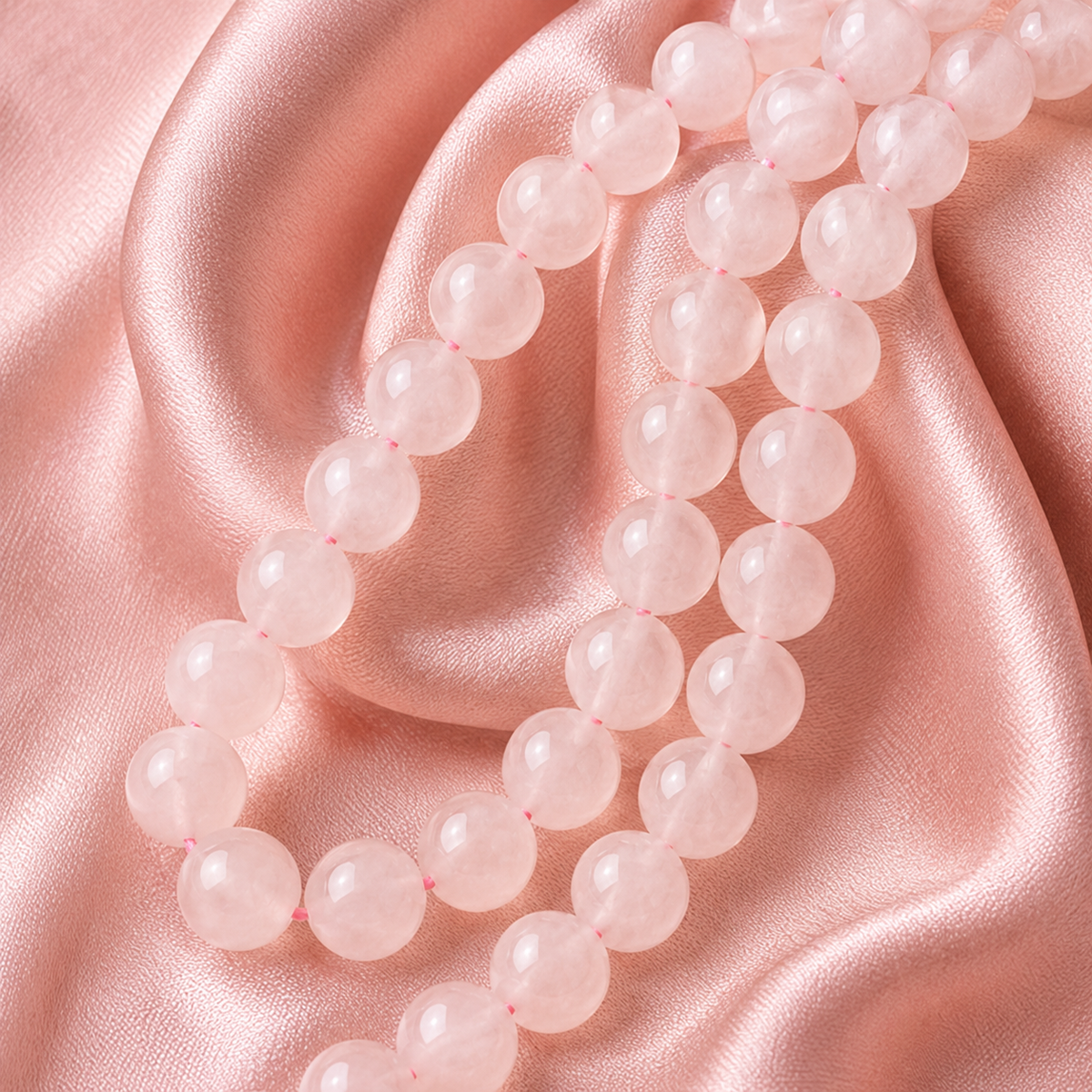 Rose Quartz Beads, Natural Round Crystal Beads 4mm to 12mm