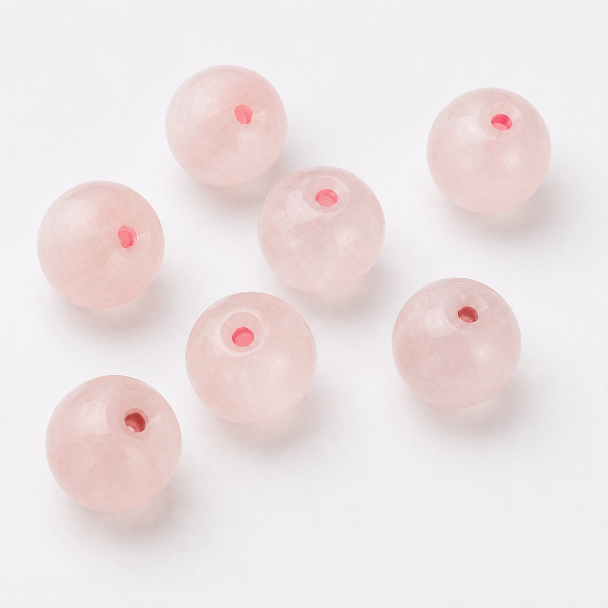 Rose Quartz Beads, Natural Round Crystal Beads 4mm to 12mm