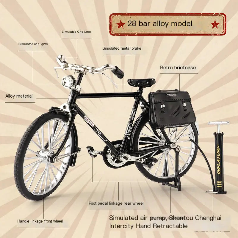 1:8 Scale Alloy Bicycle Model Collector's Item - 888