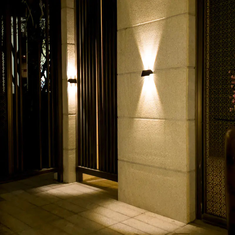 LED Solar Wall Light for Outdoor Garden Decoration - 888
