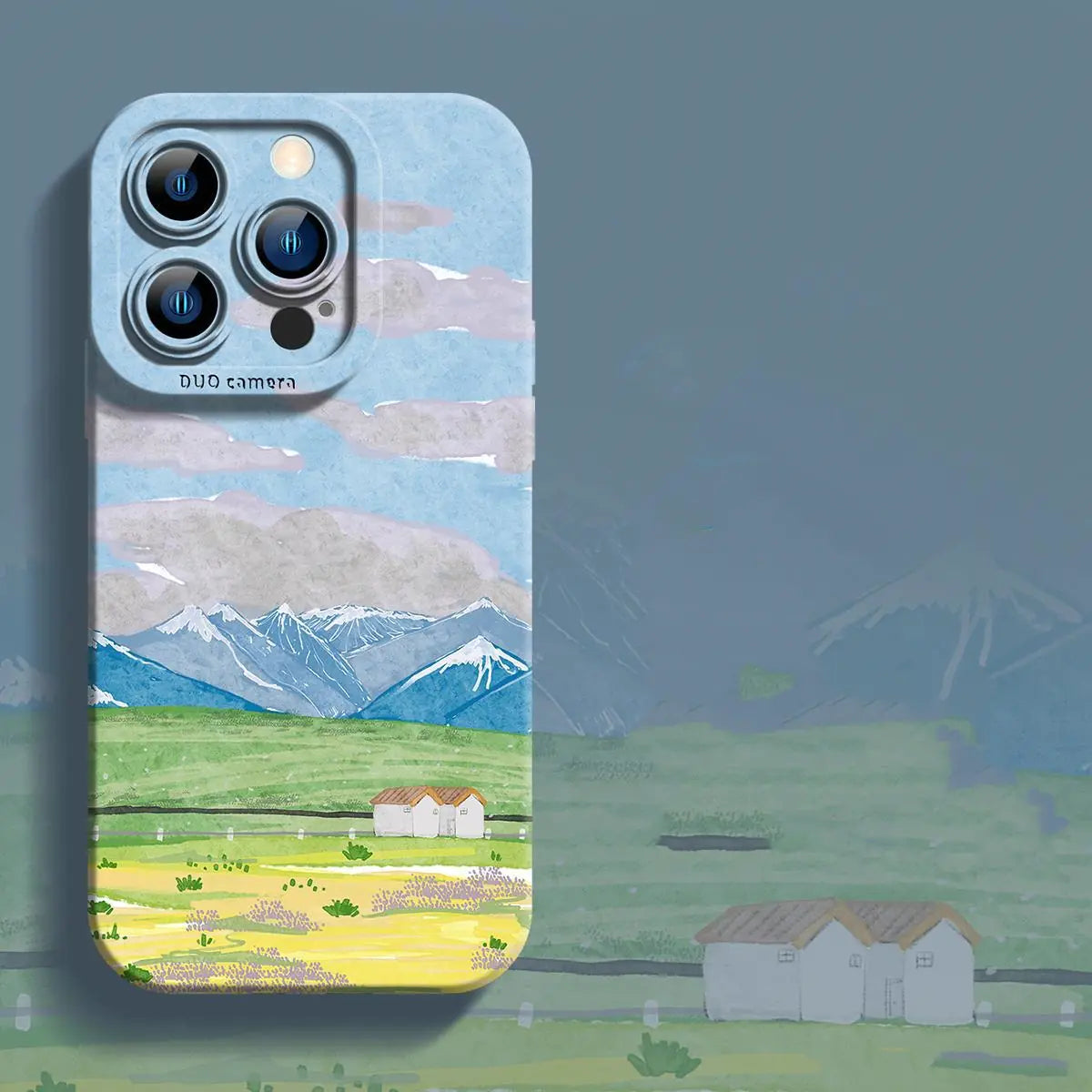 All-Inclusive Liquid Silicone Phone Case - Through The Forest