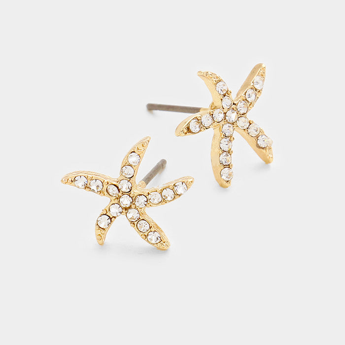 Starfish Stud Earrings