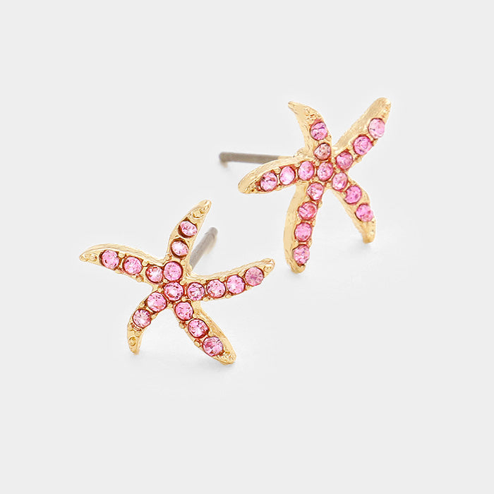 Starfish Stud Earrings