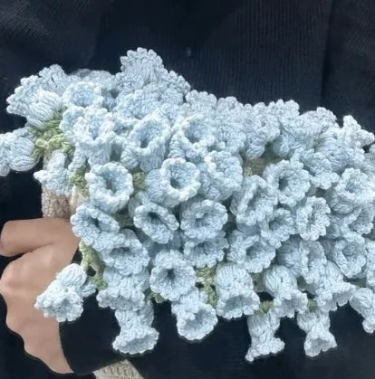 Crocheted Flower Blanket - 888