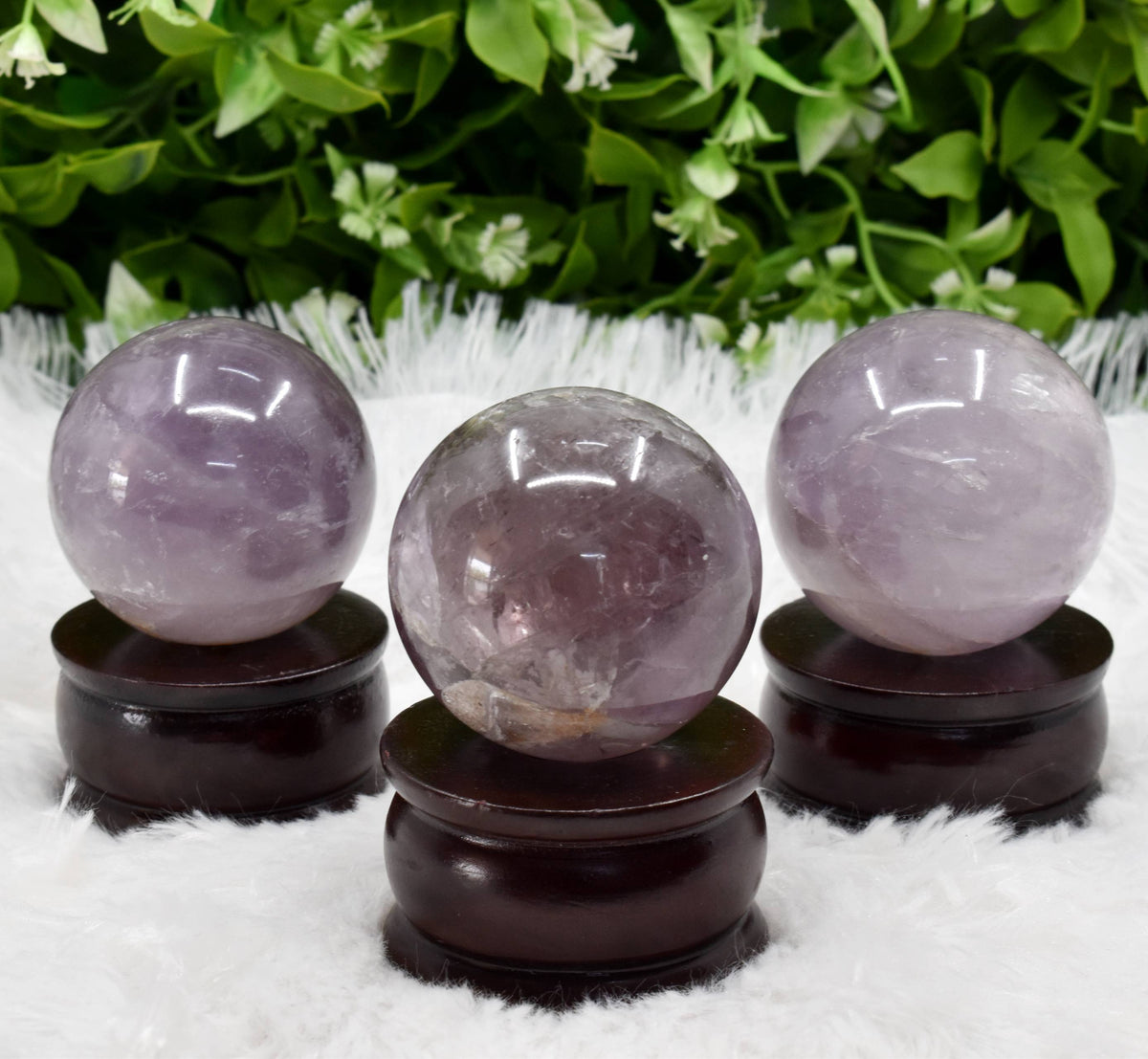 1Pc Amethyst Sphere Crystal Ball Healing Sphere.