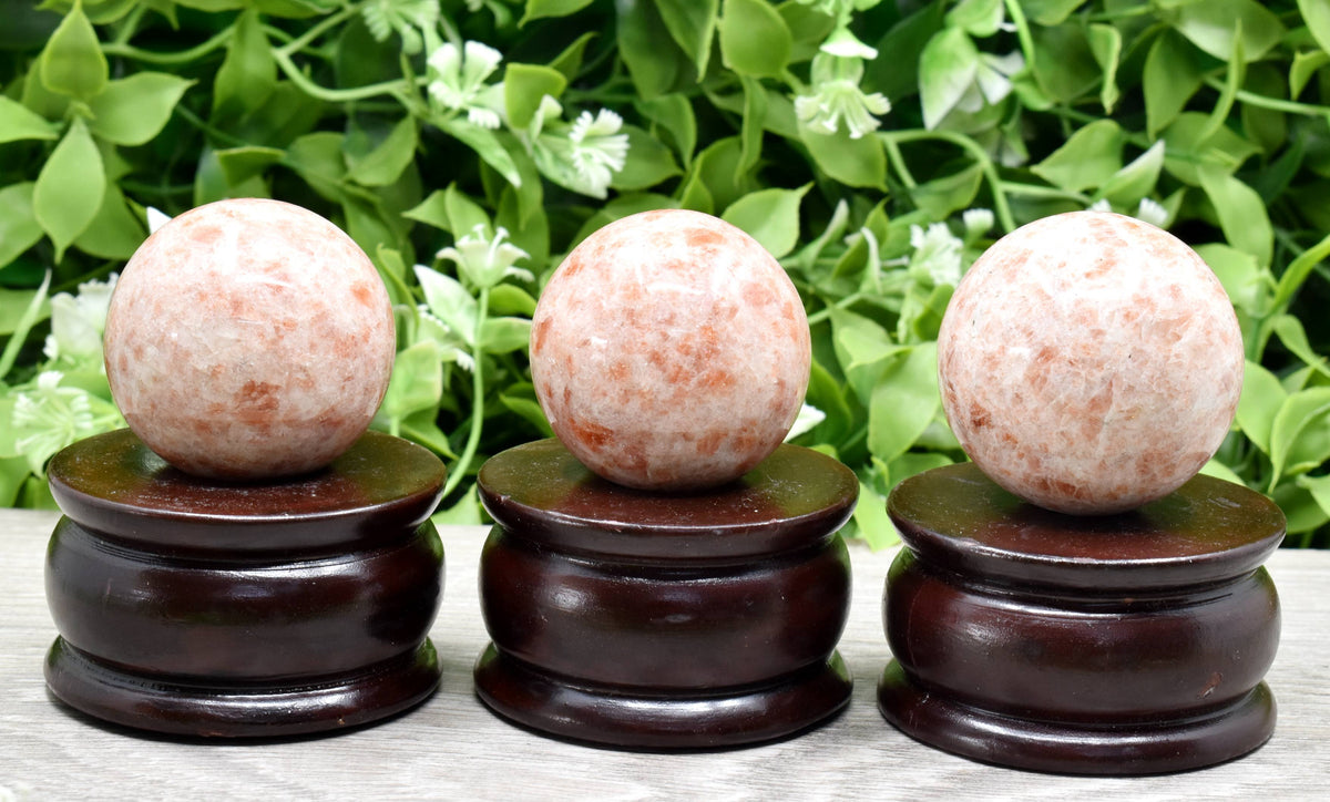1Pc Sunstone Sphere Crystal Ball Healing Sphere.