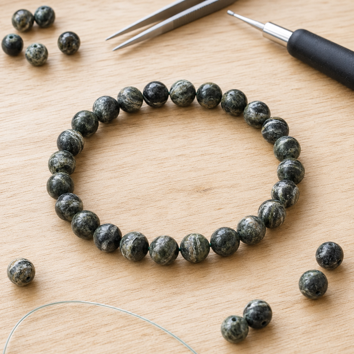 Seraphinite Bracelet (Self-Healing and Passion)