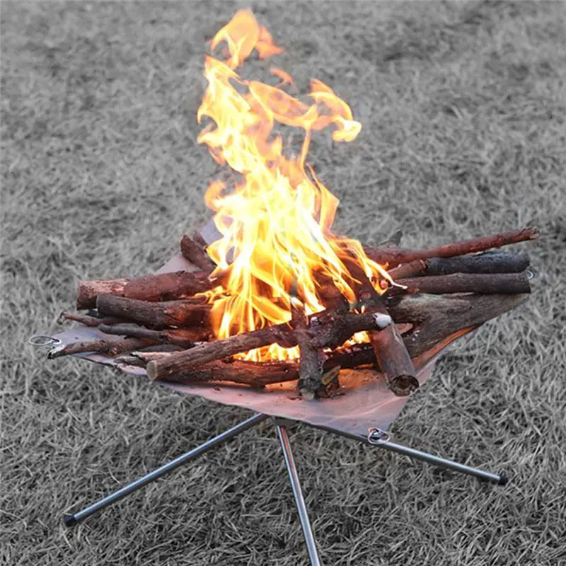 Outdoor Fire Pit and BBQ Grill   - 888