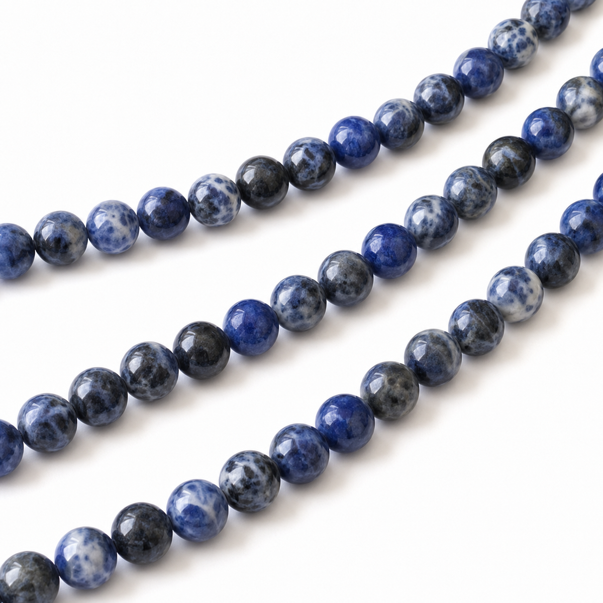 Sodalite Beads, Natural Round Crystal Beads 4mm to 12mm