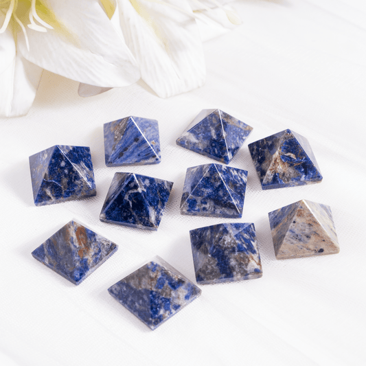 Sodalite Pyramids (Emotional Balance and Self-Trust)
