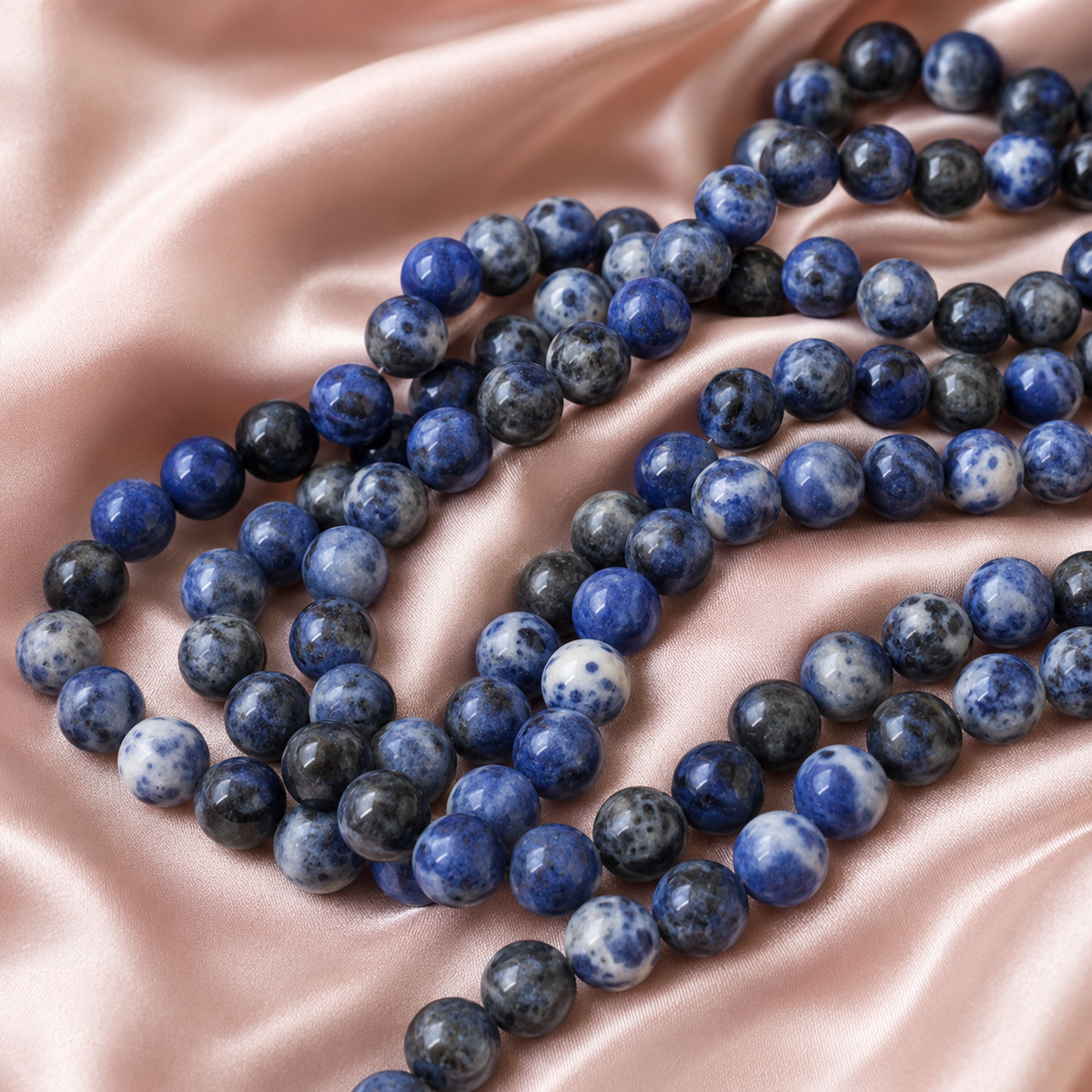 Sodalite Beads, Natural Round Crystal Beads 4mm to 12mm