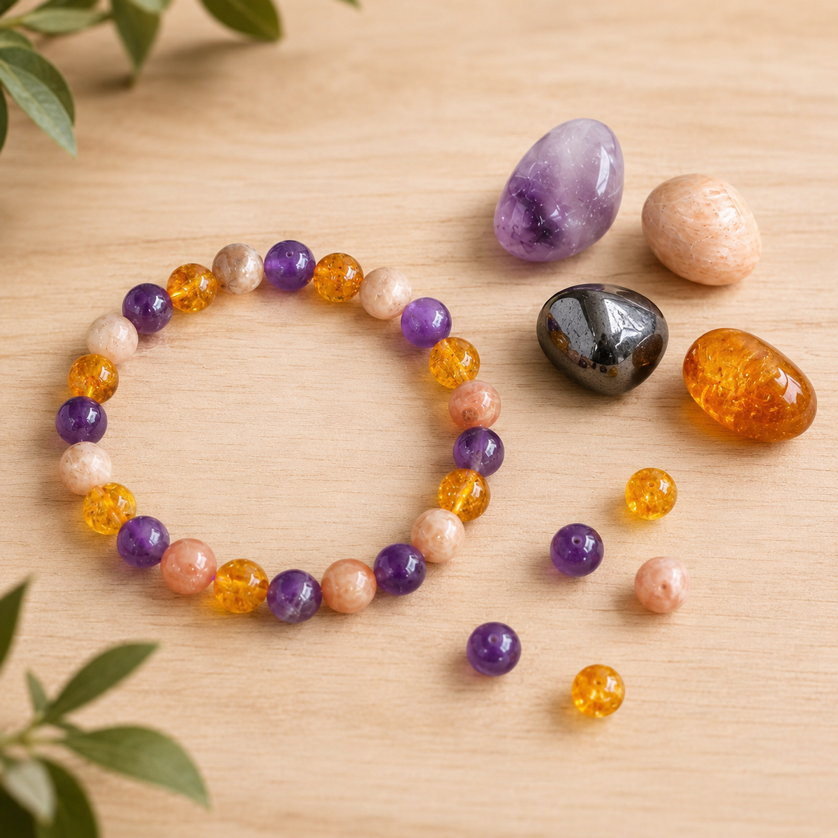 Enhances STRENGTH Crystal Kit, Gemstone Tumble Kit, Strength Crystal Gift Set