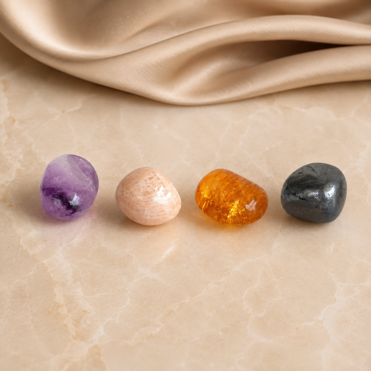 Enhances STRENGTH Crystal Kit, Gemstone Tumble Kit, Strength Crystal Gift Set