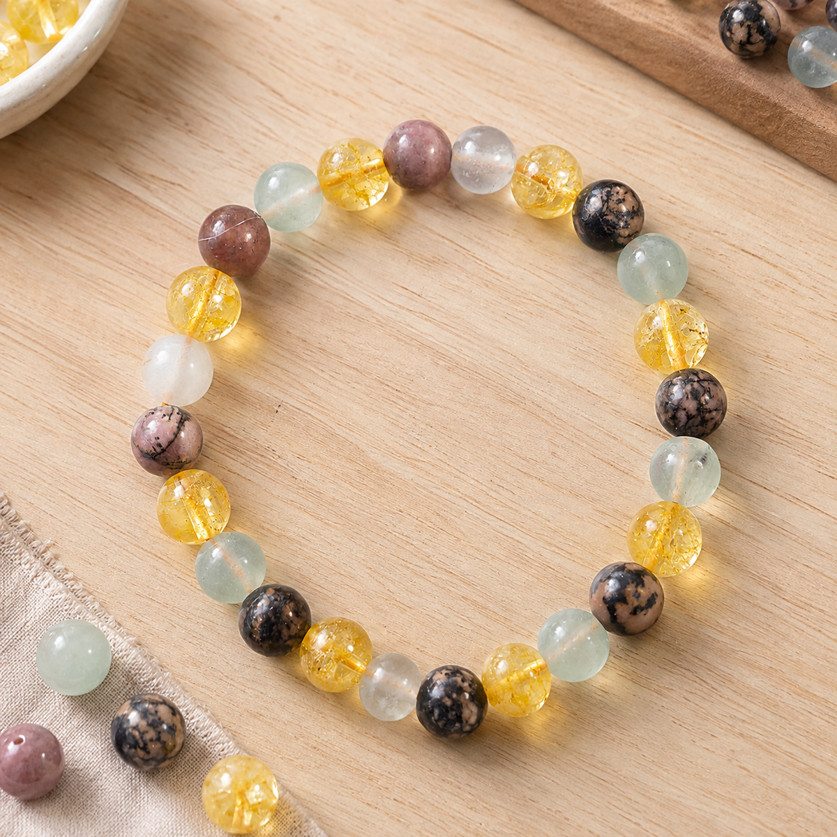 STUDY AID AND LEARNING Crystal Set, Crystal Healing Bracelet.