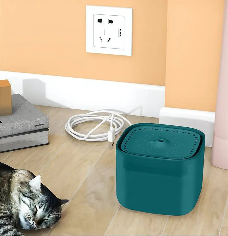 Cat Water Fountain Smart 3L Large Capacity Dog Dogs And Cats Pet Circulating Filter Pet Fountain Water Fountain Automatic PP Material - US seller