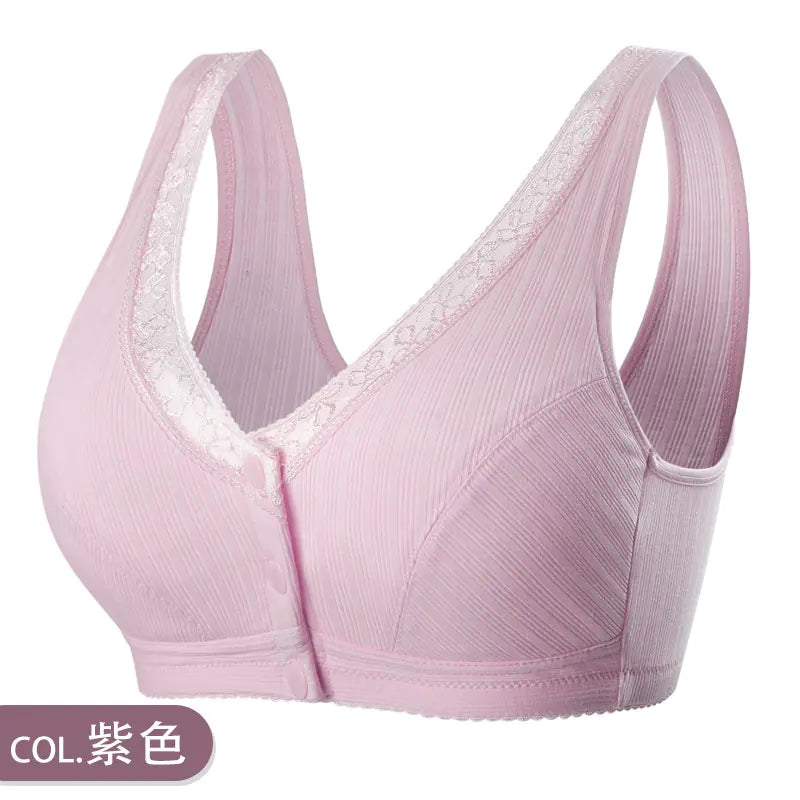 Cotton Wireless Sports Bra for Older Women (Plus Size) - Lingerie