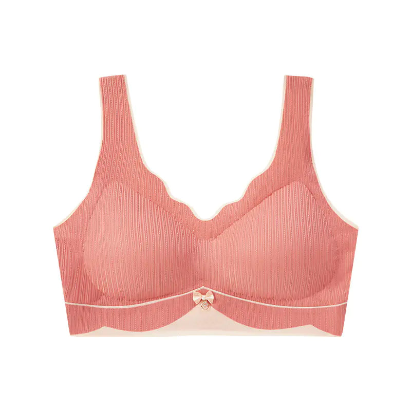 Plus Size Seamless Wireless Sports Sleep Bra for Women - Lingerie