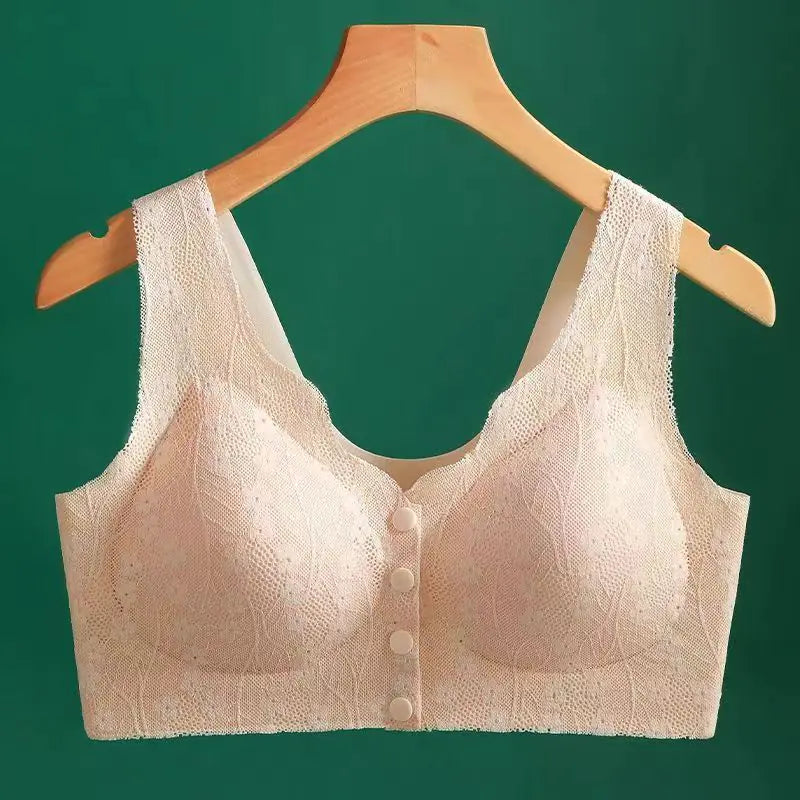 Seamless Front Closure Bra for Older Women (Plus Size) - Lingerie