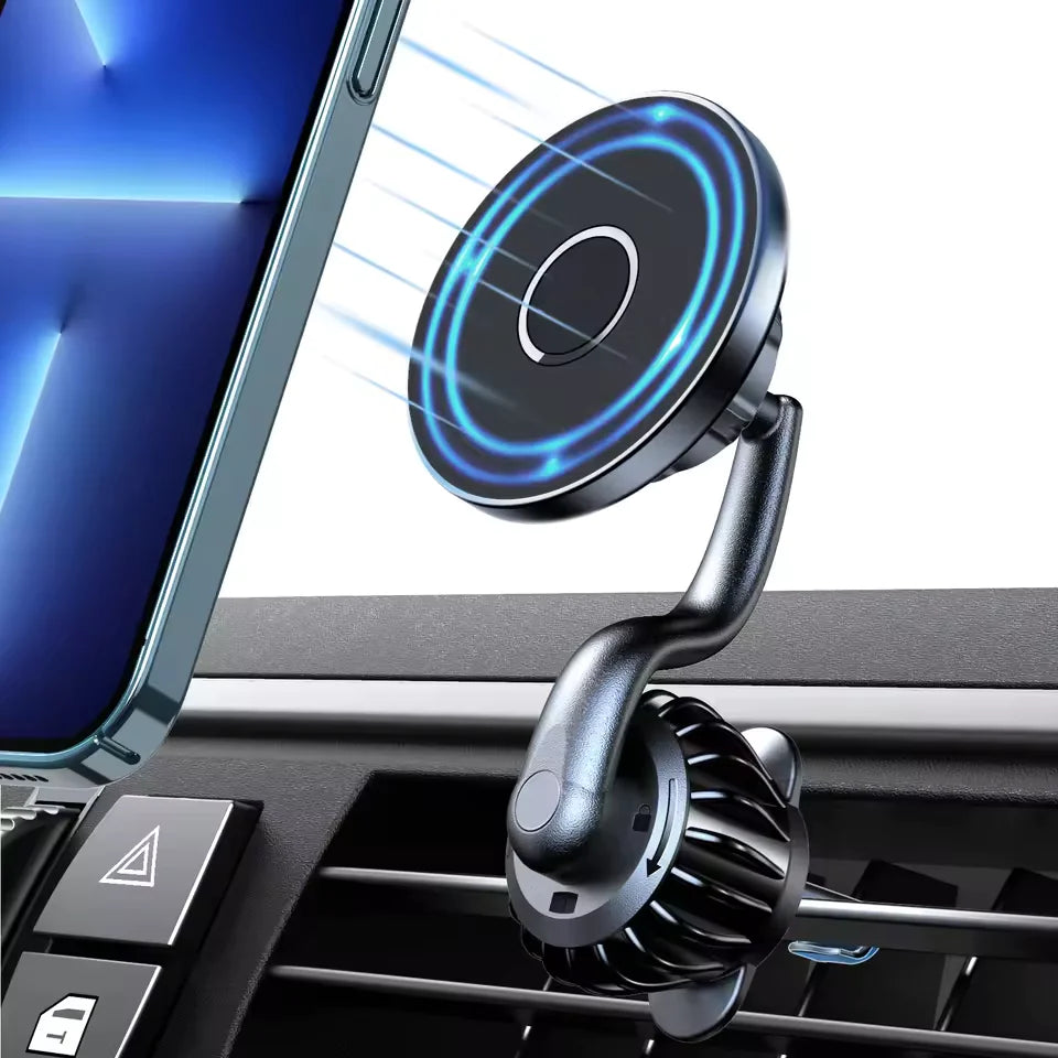 Strong Magnetic 360° Rotation Mag Safe Air Vent Car Mount Dashboard Phone Holder