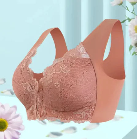 Front Buckle Thin Lace  Bra - Lingerie