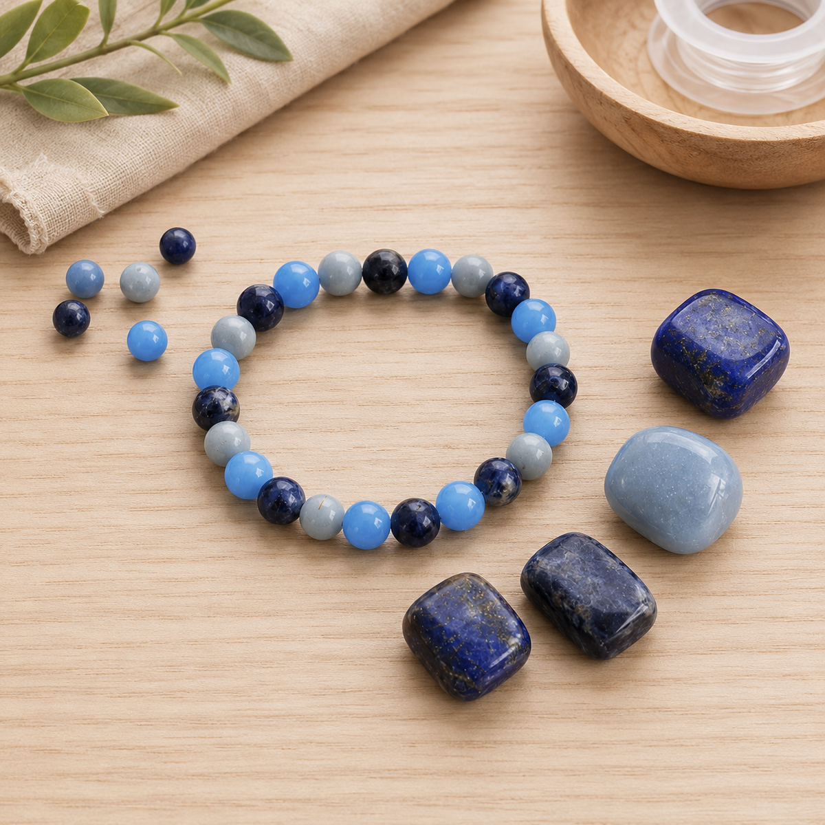 THIRD EYE Chakra Crystals Kit, Chakra's Stones Tumbled Set, Chakra's Gift