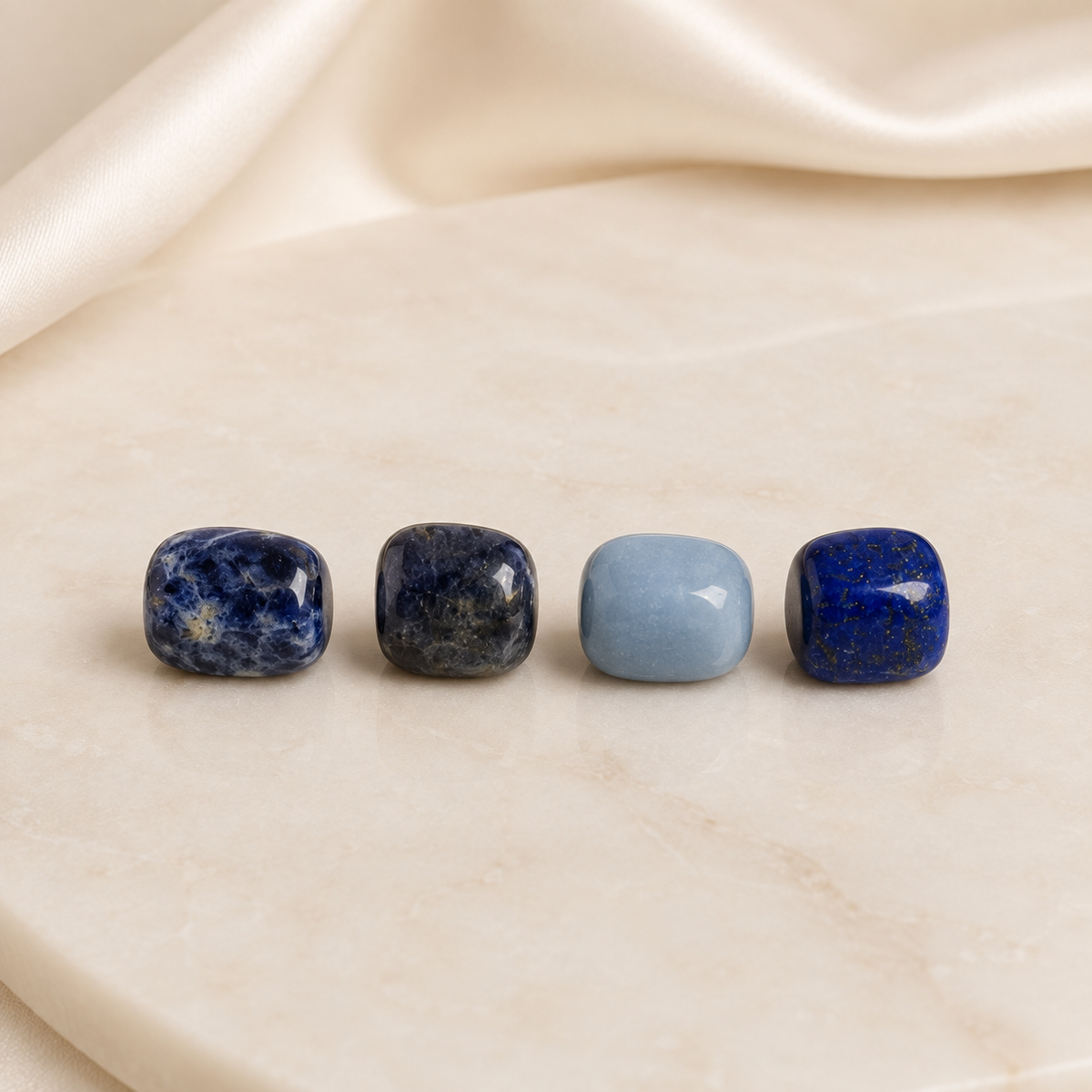 THIRD EYE Chakra Crystals Kit, Chakra's Stones Tumbled Set, Chakra's Gift