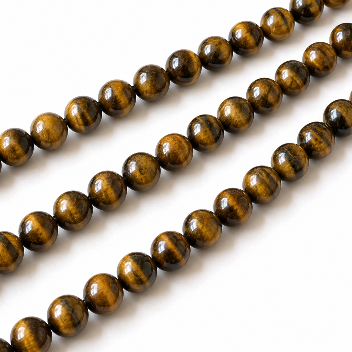 Tiger Eye Beads, Natural Round Crystal Beads 4mm to 16mm