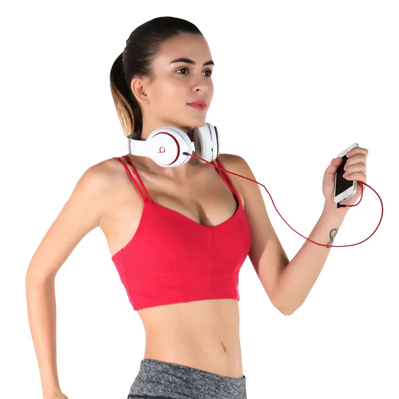 Cross-Back Sports Bra for Yoga and Fitness - Lingerie