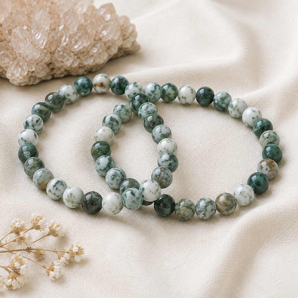 Tree Agate Bracelet (Sense of Peace and Inner Tranquility)