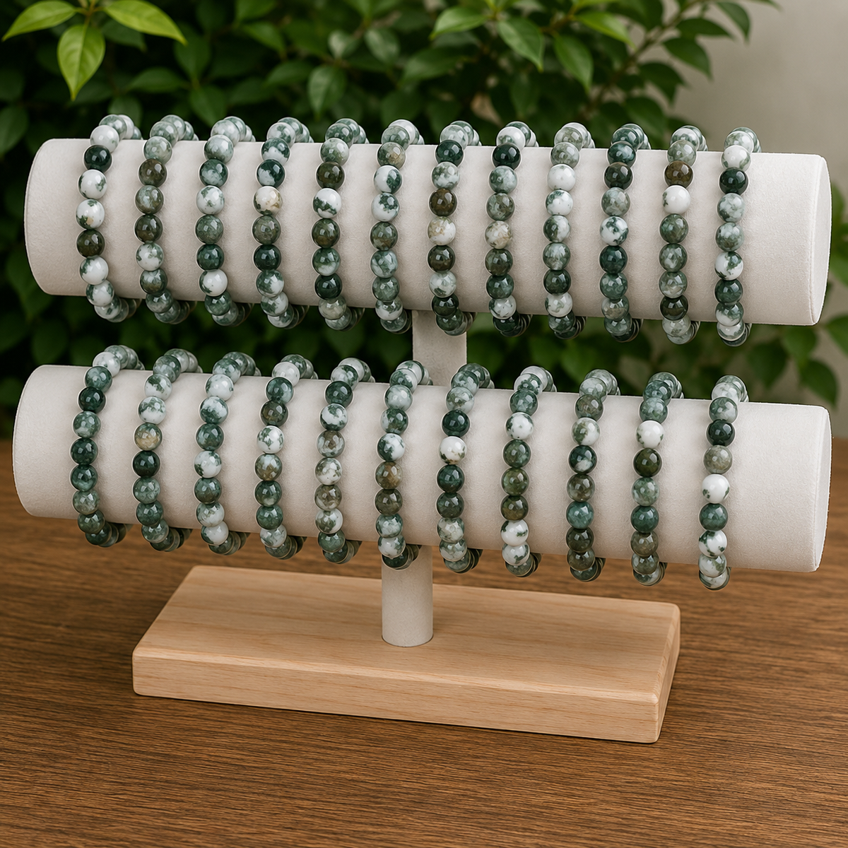 Tree Agate Bracelet (Sense of Peace and Inner Tranquility)