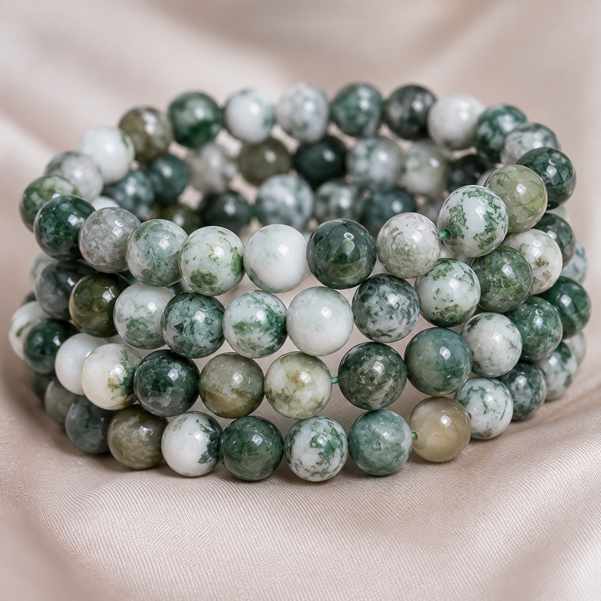 Tree Agate Bracelet (Sense of Peace and Inner Tranquility)
