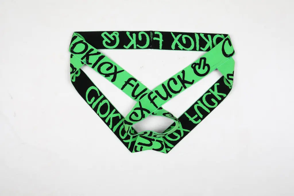 Men's Ice Silk Low Waist Hollow Out Thong Underwear - Lingerie