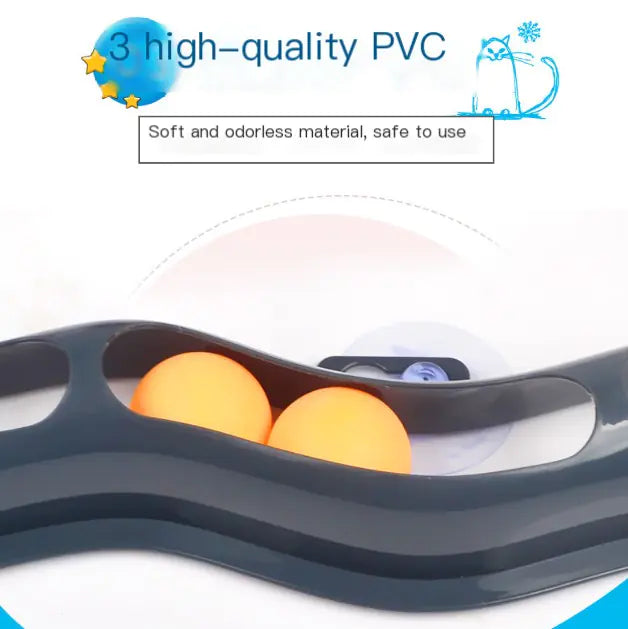 Suction Cup Window Track Ball Cat Toy - 888