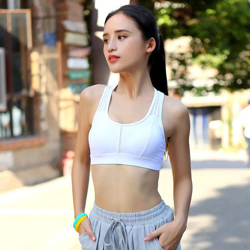 Women's Cross-Back Sports Bra for Yoga & Running - Lingerie
