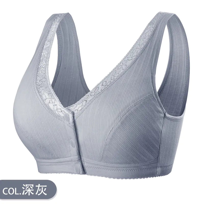 Cotton Wireless Sports Bra for Older Women (Plus Size) - Lingerie