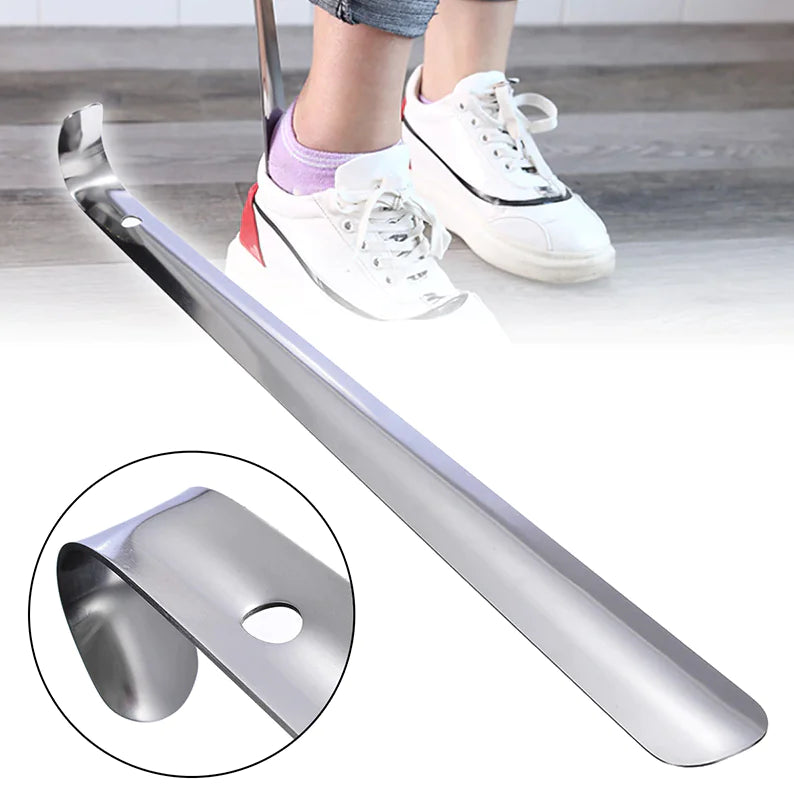 22in Extra Long Handle Shoe Horn Stainless Steel Metal Shoes Remover Shoehorn US seller