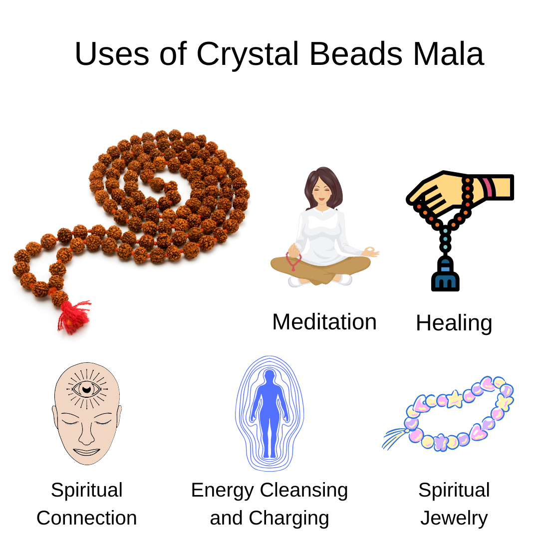 Red Jasper Gemstone Mala, 108 Prayer Bead Mala.