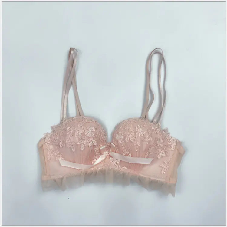 Lace Wireless Bra with Adjustable Straps for Women - Lingerie