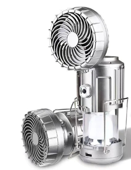 Outdoor Camping Gear: Long-lasting Lantern & Solar Fan - 888