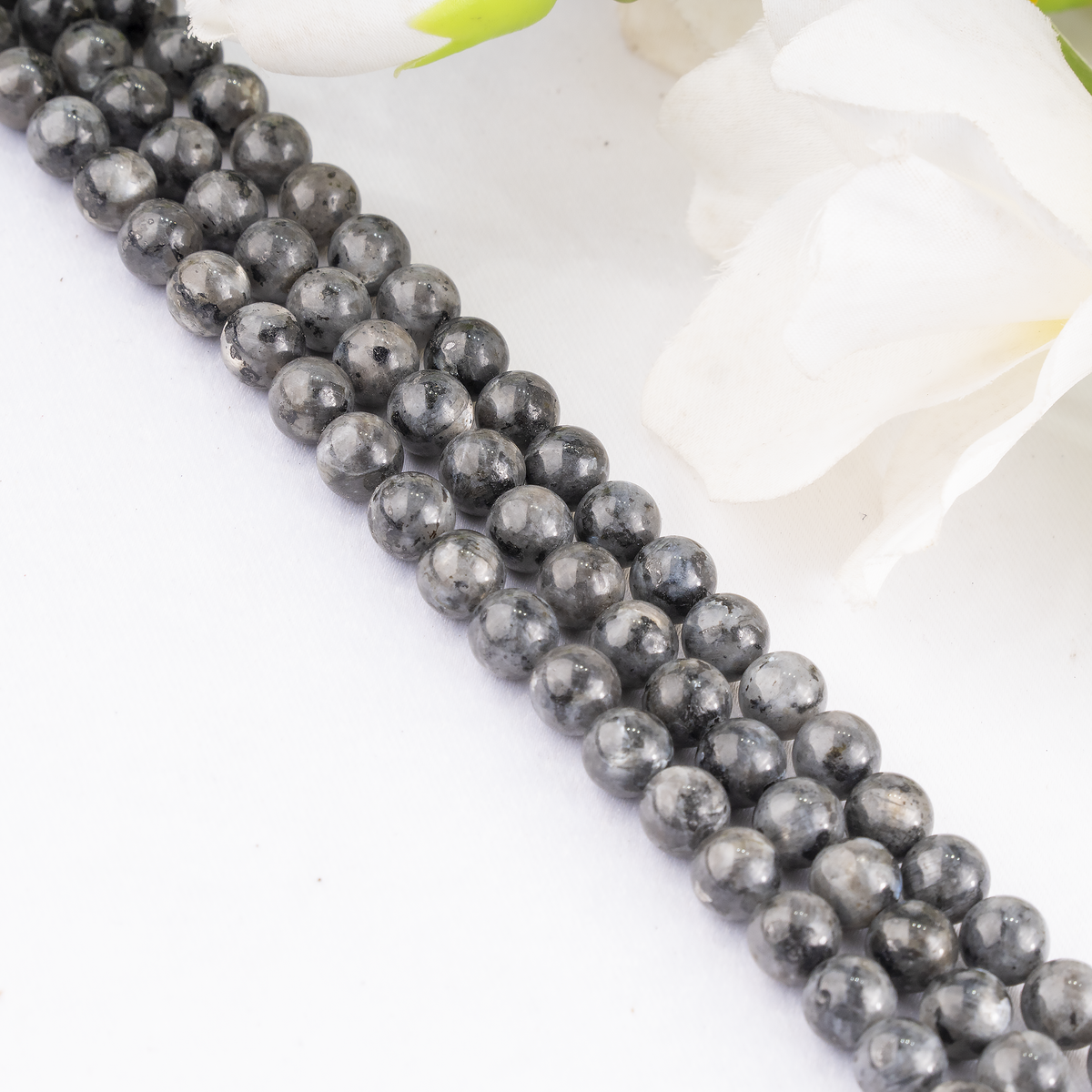 Black Labradorite  Beads, Natural Round Crystal Beads 4mm to 12mm