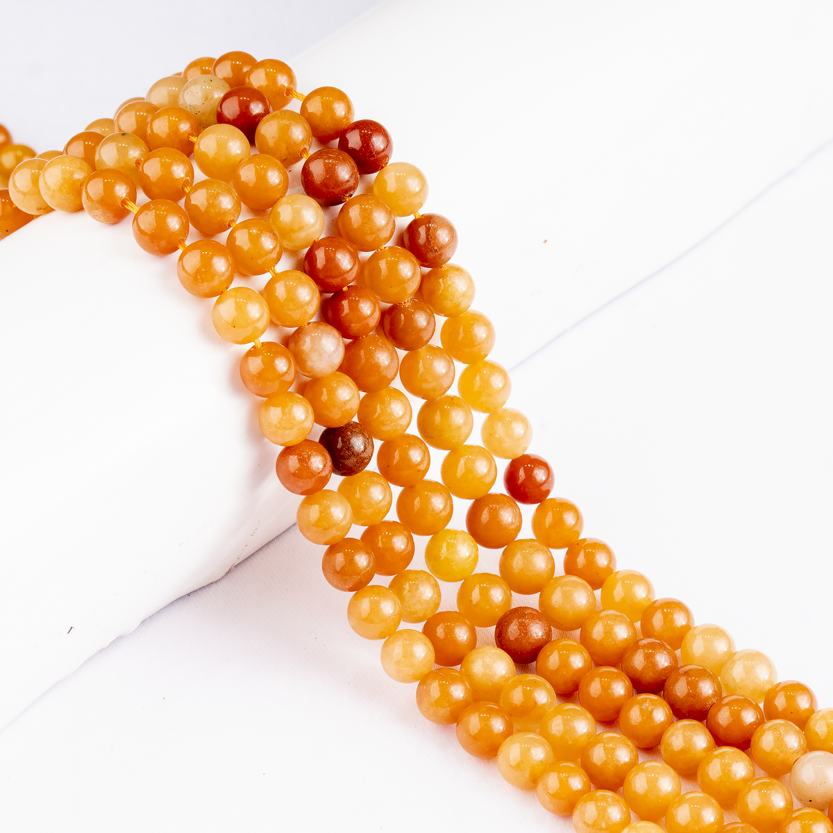 Red Aventurine Beads, Natural Round Crystal Beads 6mm to 10mm