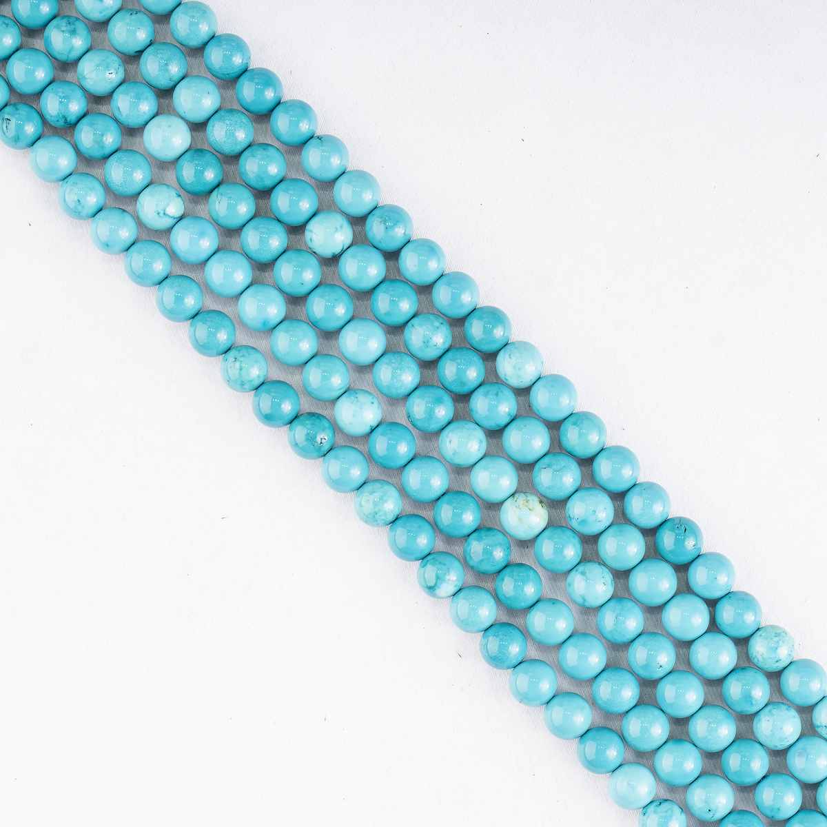 Turquoise Howlite Beads, Natural Round Crystal Beads 4mm to 12mm